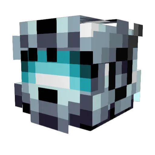 _DabNatic_ Minecraft avatar head, 3D render