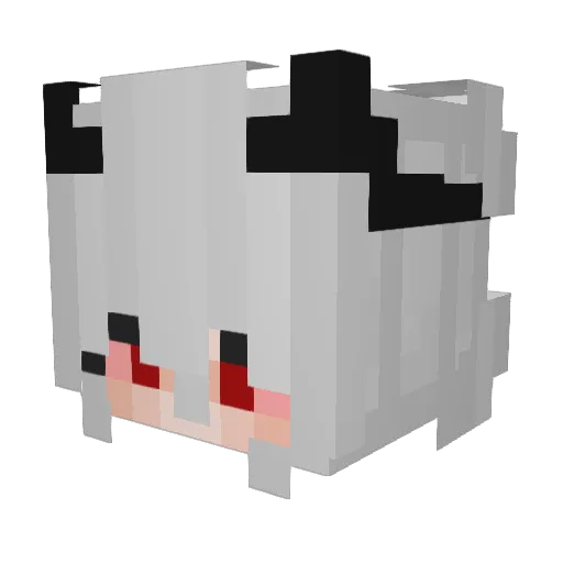 _Daenerys__ Minecraft avatar head, 3D render