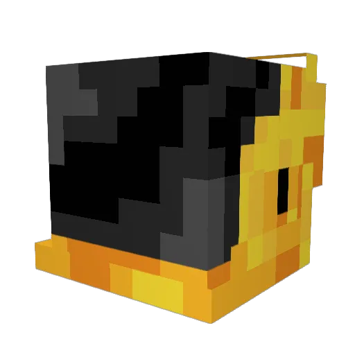 _Daft_Punk_ Minecraft avatar head, 3D render