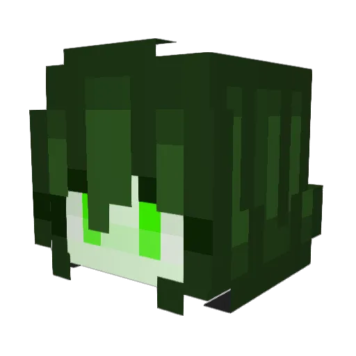 _Daik_ Minecraft avatar head, 3D render