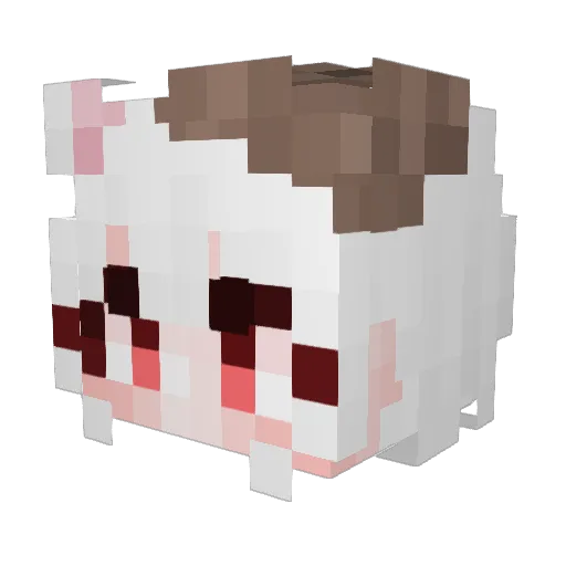 _Dallen_ Minecraft avatar head, 3D render