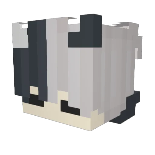 _Dalton Minecraft avatar head, 3D render