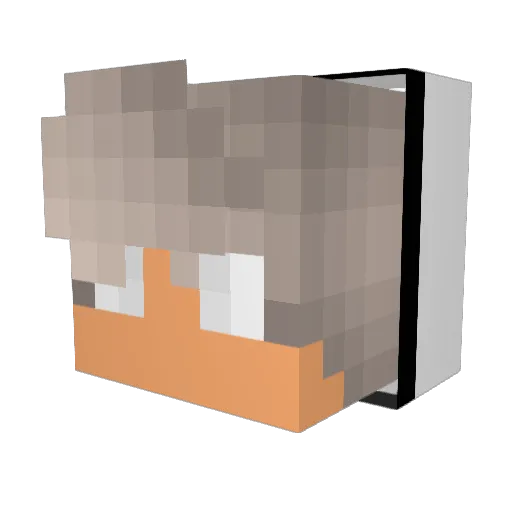 _Dan9PVP_ Minecraft avatar head, 3D render