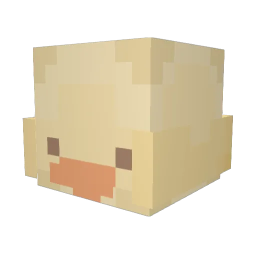 _Danger_Zone_99 Minecraft avatar head, 3D render