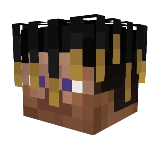 _Daniel123 Minecraft avatar head, 3D render
