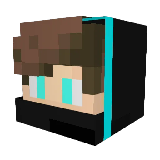 _DanielGHG_ Minecraft avatar head, 3D render