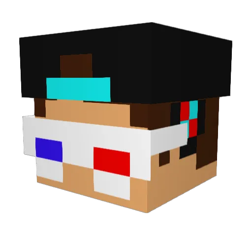 _Danil_Play_ Minecraft avatar head, 3D render
