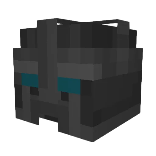 _DarkAngel02 Minecraft avatar head, 3D render