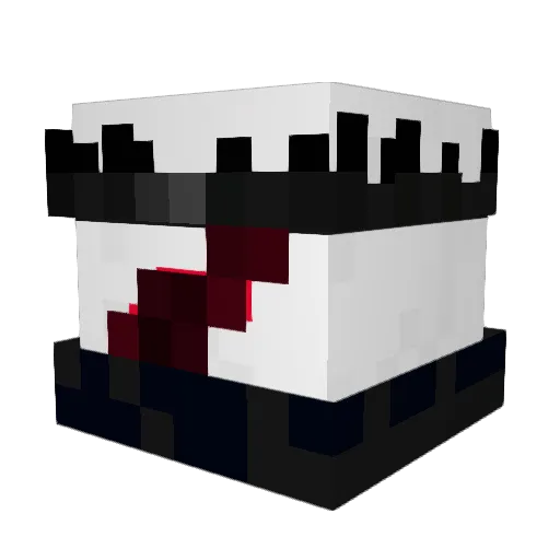 _Darky_Q Minecraft avatar head, 3D render