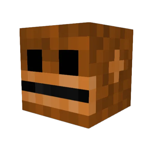 _Daute_ Minecraft avatar head, 3D render