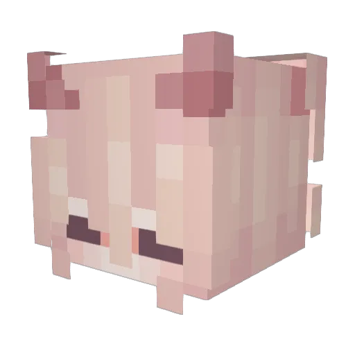 _DeadRose_0 Minecraft avatar head, 3D render