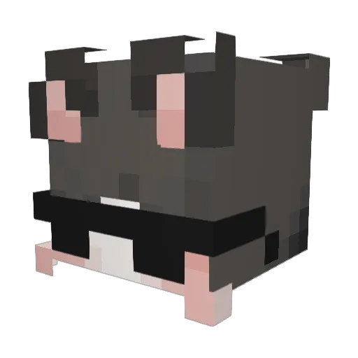 _Deadly_Kitten Minecraft avatar head, 3D render
