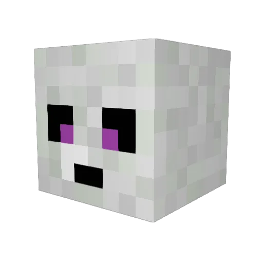 _Deckro Minecraft avatar head, 3D render