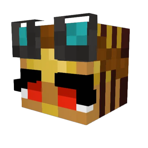 _Deer101 Minecraft avatar head, 3D render