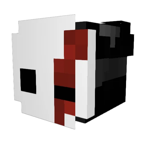 _Dekkiru Minecraft avatar head, 3D render