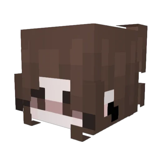 _Demiar Minecraft avatar head, 3D render