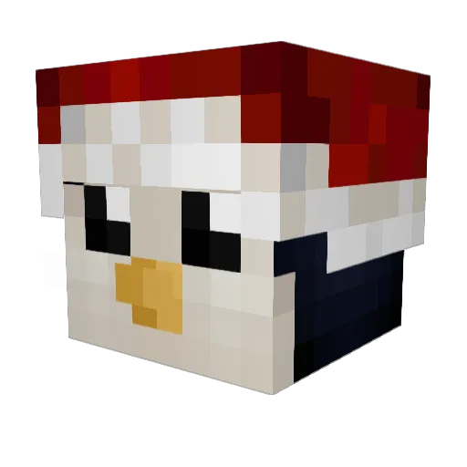 _DenJels_ Minecraft avatar head, 3D render