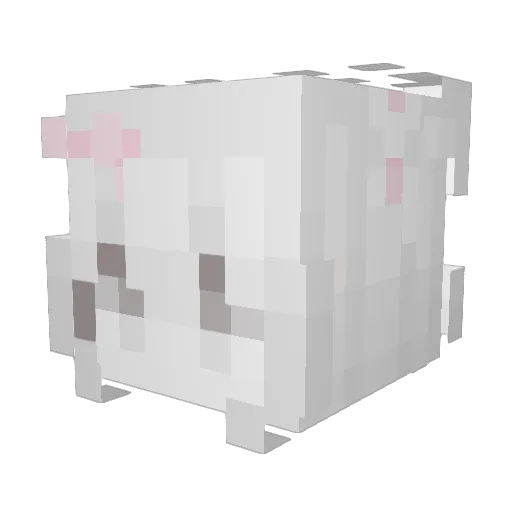 _Depression03 Minecraft avatar head, 3D render