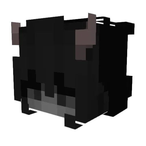 _DeusAop Minecraft avatar head, 3D render