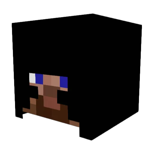 _Diktator Minecraft avatar head, 3D render