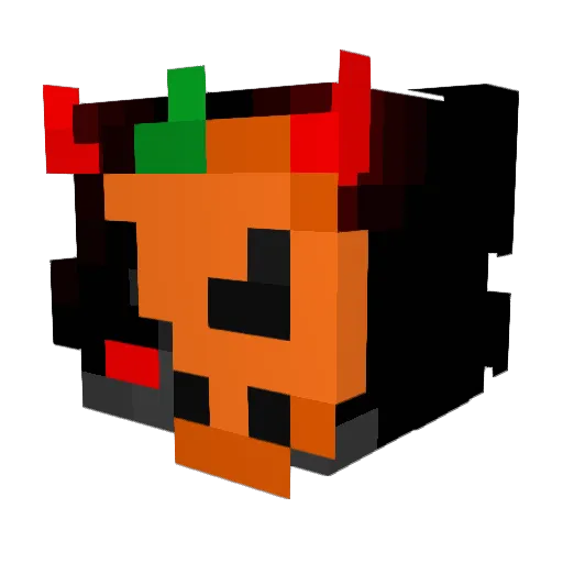 _Directions_ Minecraft avatar head, 3D render