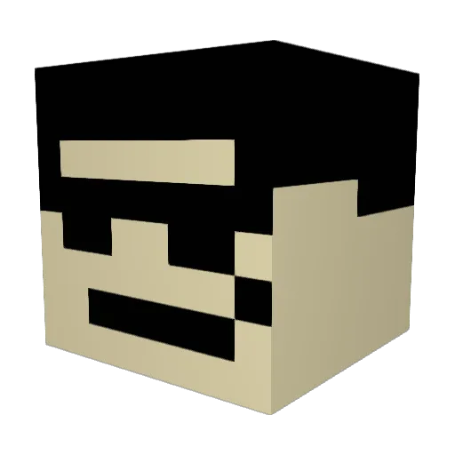 _Disaster_no1 Minecraft avatar head, 3D render
