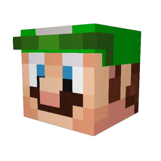 _DitIsJens_ Minecraft avatar head, 3D render