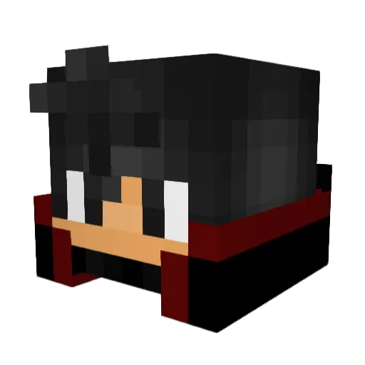 _Djeser_ Minecraft avatar head, 3D render