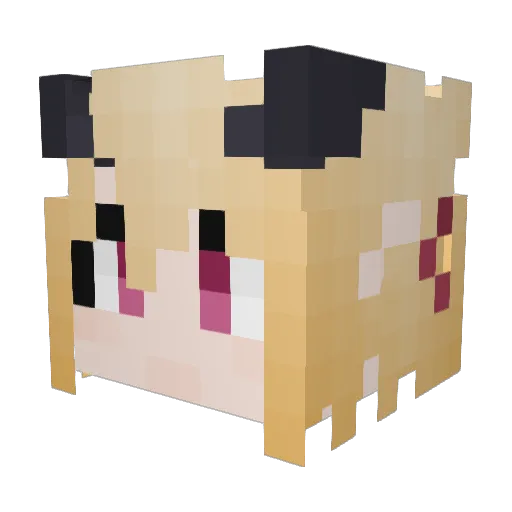 _Dolla_ Minecraft avatar head, 3D render