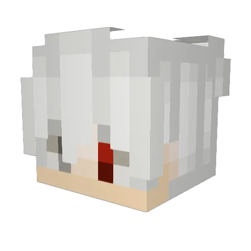 _Don_John Minecraft avatar head, 3D render