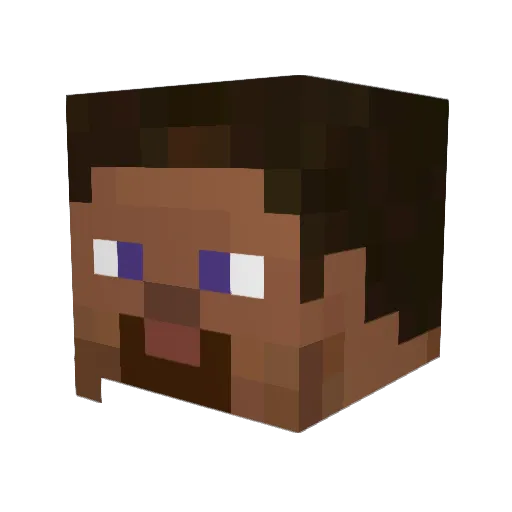 _Donk6667 Minecraft avatar head, 3D render