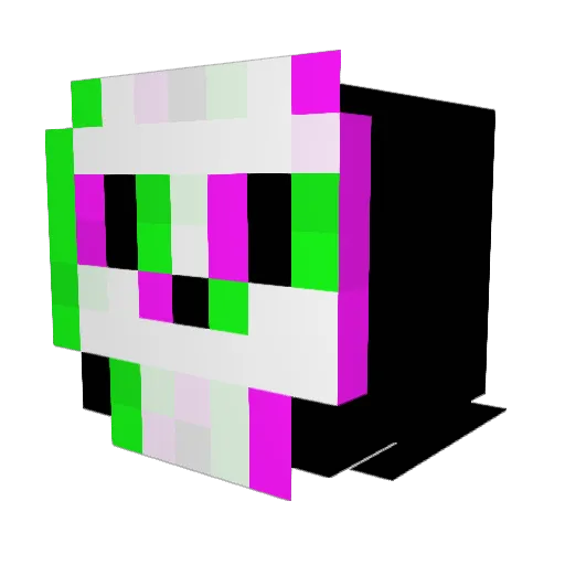 _Doque_ Minecraft avatar head, 3D render