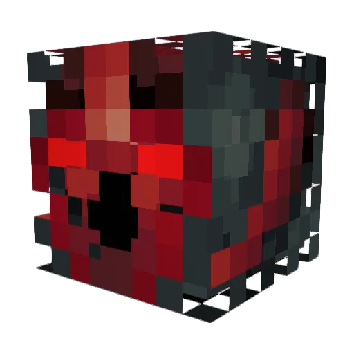 _DouXian_ Minecraft avatar head, 3D render