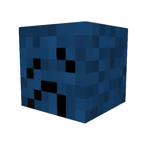 _Douglas64 Minecraft avatar head, 3D render