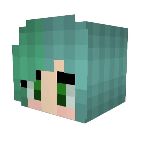 _Dovendyr Minecraft avatar head, 3D render
