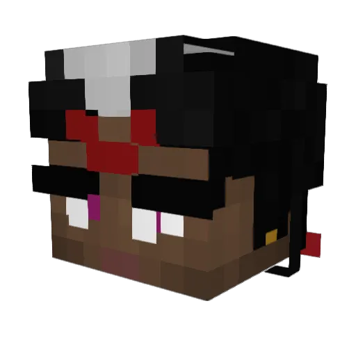 _DrStrange_ Minecraft avatar head, 3D render