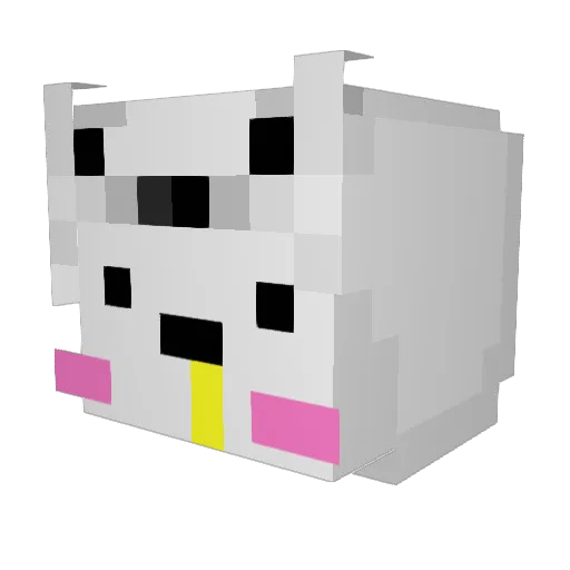 _DraGon1008 Minecraft avatar head, 3D render