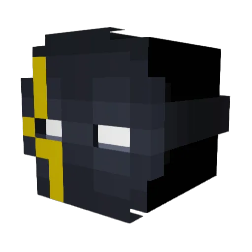 _DragonSem_ Minecraft avatar head, 3D render