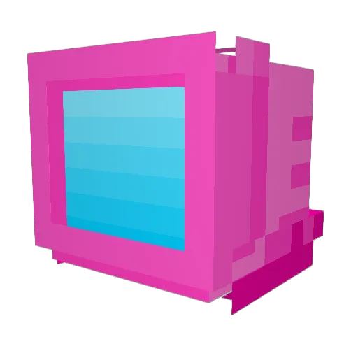 _Dragonboi Minecraft avatar head, 3D render