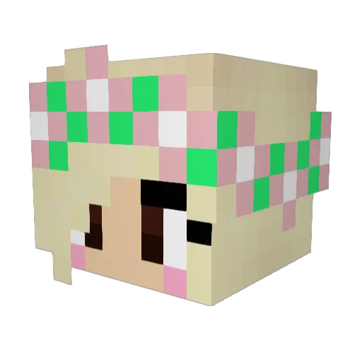 _Dragonix_ Minecraft avatar head, 3D render
