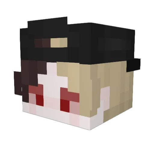 _Drennchas_ Minecraft avatar head, 3D render
