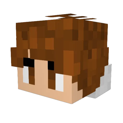 _Drig_ Minecraft avatar head, 3D render