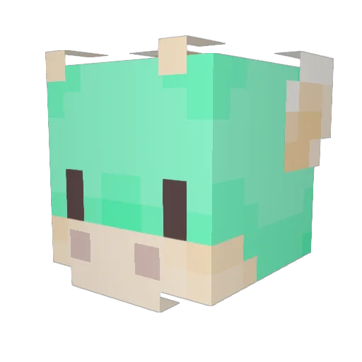 _Drxqon Minecraft avatar head, 3D render