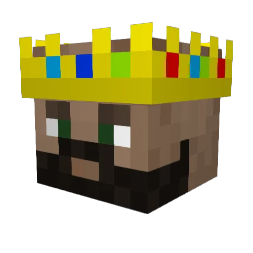 _Durbles Minecraft avatar head, 3D render