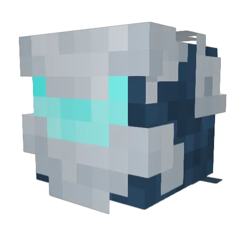 _Dynamism Minecraft avatar head, 3D render