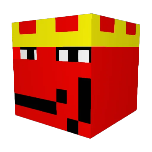 _EAKI_ Minecraft avatar head, 3D render
