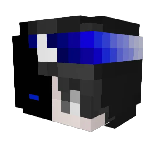 _ESCRIVIO_ Minecraft avatar head, 3D render