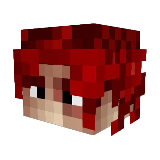_E_n_m_a_ Minecraft avatar head, 3D render