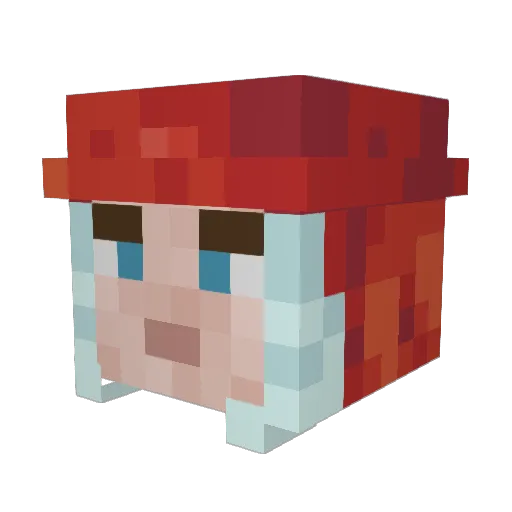 _Ealdorman_ Minecraft avatar head, 3D render
