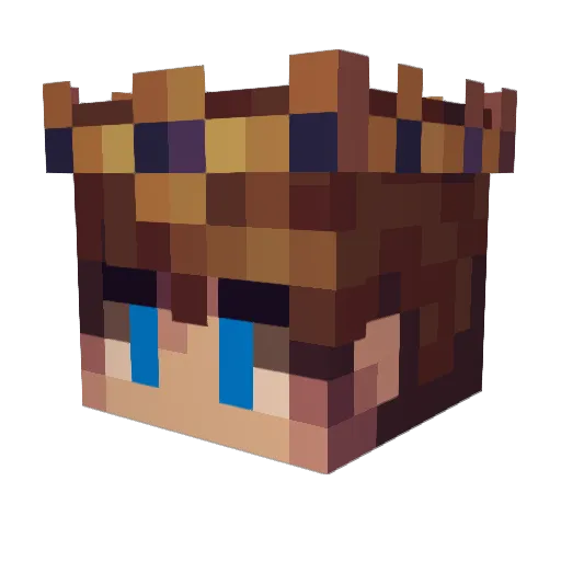 _EasZ_ Minecraft avatar head, 3D render